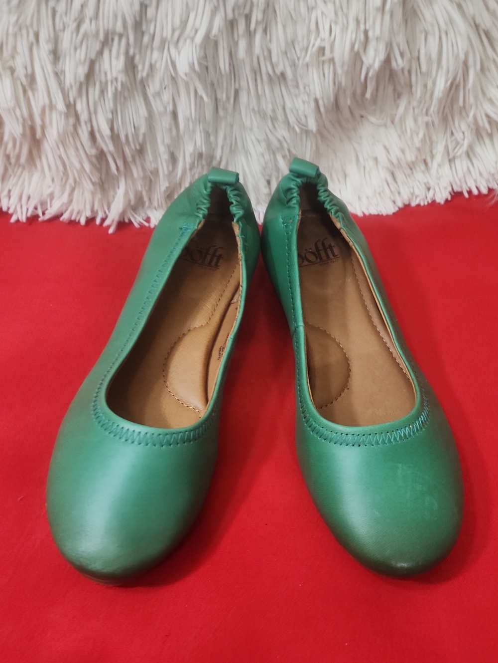 Sofft Kenni Emerald Green Ballet Flats